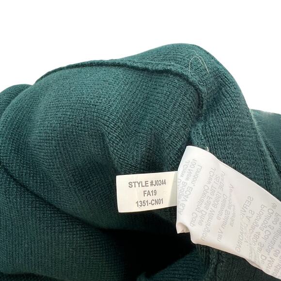 J. Crew Sophie Open-Front Sweater-Blazer Old Forest Green Merino Wool Size Small - Picture 15 of 15